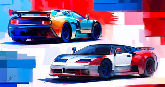 Affiche Bugatti EB110