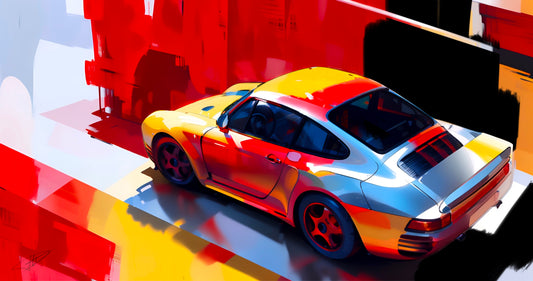 Affiche Porsche 959